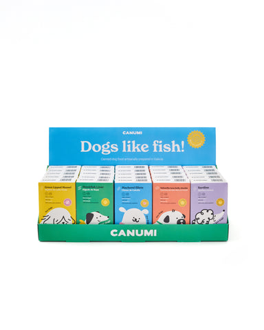 **CANUMI - Dogs Like Fish! Dogs Need fish. (food, snack ou topper)