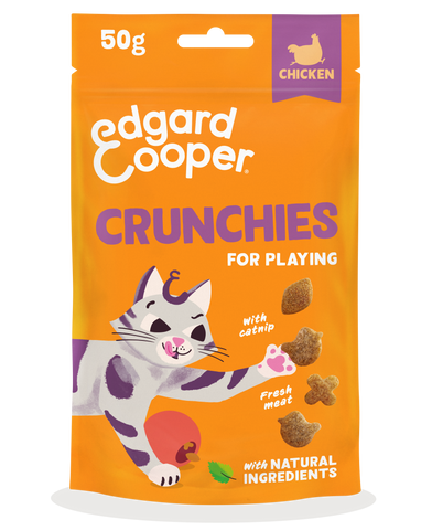 Edgard & Cooper - Treats Crunchies - Bolachinhas Frango para gatos 🐓