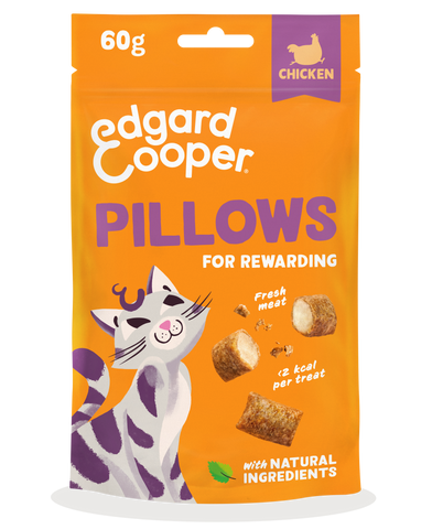 Edgard & Cooper - Treats Pillows - Bocadinhos Frango para gatos 🐓