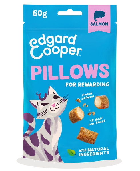 Edgard & Cooper - Treats Pillows - Bocadinhos Salmão para gatos 🐟