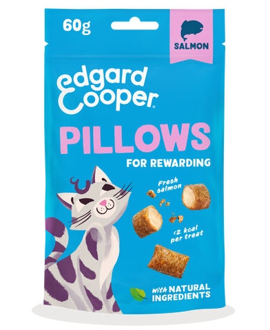 Edgard & Cooper - Treats Pillows - Bocadinhos Salmão para gatos 🐟
