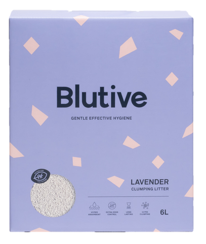 Blutive® - Ultima geração de Areia - 100% Bentonite (100% natural, sem químicos) Eco Ultra aglomerante & Hiper Absorvente -LAVENDER PLUS🌸💜 (Embalagem SEM plástico)♻️