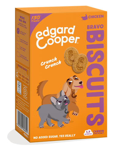 Crunchy Biscuits - Frango com Mirtilos & Romã 400g 🫐