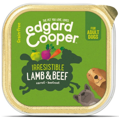 Terrina paté Cordeiro & Vaca com beterraba e maçã para cães adultos 150g 🐑🥕