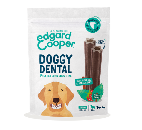 🍓🍃🦷 Sticks Doggy Dental - Morango & Hortelã cool - Large