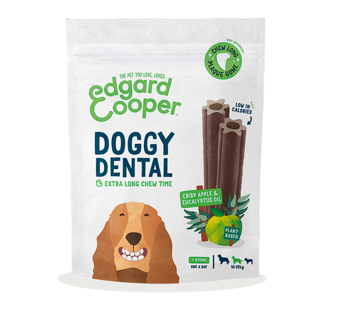 🍏🌿🦷 Sticks Doggy Dental - Maçã crocante & Eucalyptus - Medium