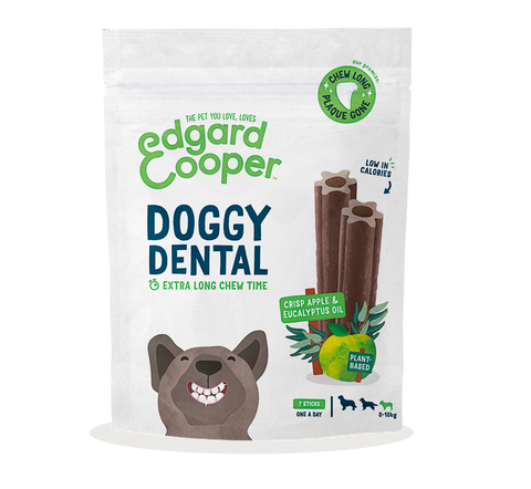 🍏🌿🦷 Sticks Doggy Dental - Maçã crocante & Eucalyptus - Small