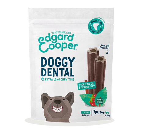 🍓🍃🦷 Sticks Doggy Dental -  Morango & Hortelã cool - Small