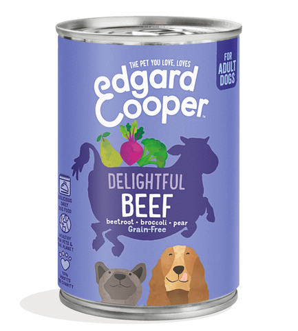 Lata paté cremoso Vaca para cães adultos 400g  🐂🥦