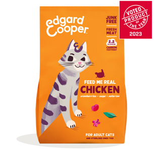 Ração Edgard & Cooper FRANGO fresco para gato adulto