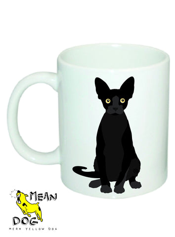 Mean Yellow Dog - MUG050 - BLACK CAT