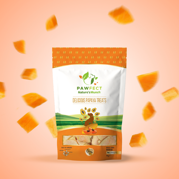 🥑Pawfect - Snacks FRESH FREEZE DRIED Delicious Papaya (Digestion Booster)