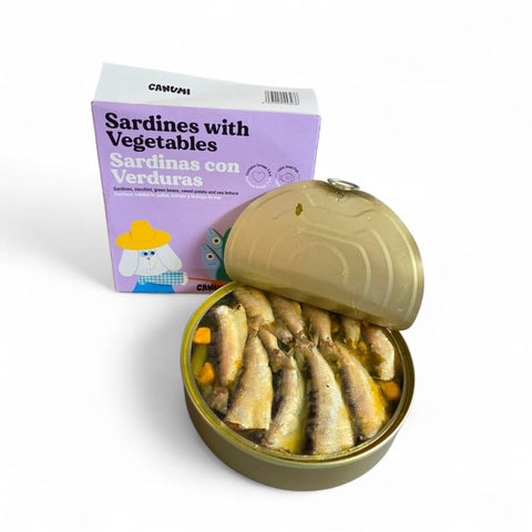Lata Grande - Canumi Sardinhas, veggies e alga marinha (superfood) para cão 250g