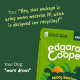 Edgard & Cooper - Estufado BORREGO com feijão verde, cenouras e alecrim em molho delicioso para cão (contém prebióticos, protetores articulares, fibra suave e óleo salmão)