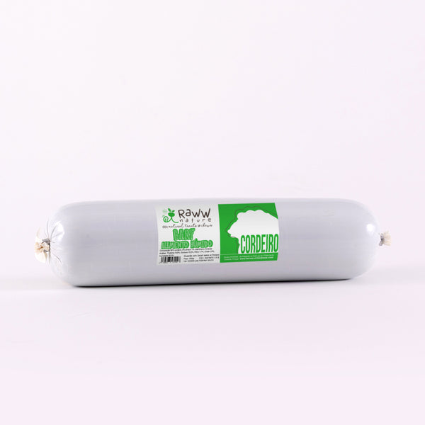 🐏Alimentação BARF Húmida - Cordeiro (95% proteína) 400g e 800g