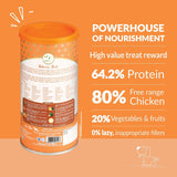 Pawfect - Snacks FRESH FREEZE DRIED - Chicken & Tropical Twist (80% Chicken, 20% Veggies & Tropical Fruits)