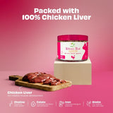 Pawfect - Snacks FRESH FREEZE DRIED Chicken Liver Treats for Cats | Nutrient-Rich for Vitality & Immunity | 100% Natural | Grain-Free | High Protein