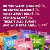 Edgard & Cooper - Estufado PERU com cenoura, ervilhas e sálvia em molho delicioso para cão (contém prebióticos, protetores articulares, fibra suave e óleo salmão)