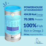 Pawfect - Snacks FRESH FREEZE DRIED Fish Meat Treats for Cats | Omega-3 Rich for Shiny Coat & Joint Care | 100% Natural | Grain-Free | Hypoallergenic