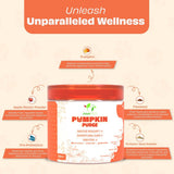 Pawfect - PUMPKIN PURGE Pumpkin Powder | Daily Topper for Dogs | 100% Natural | Enriched with Apple Pectin, Pumpkinseeds & Flaxseeds, Pre & Pro Biotics | Digestive Regularity | Firm Stool | Supports Anal Gland  (250g)