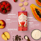 Pawfect - Yogurt Melties Pre & probióticos 🥛🍓- Morangos, maçã, raiz bardana e papaya
