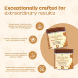 Pawfect - NUTTERLY VITAL Peanut Butter Powder | Daily Topper for Dogs | All Natural | Enriched with Brewer's Yeast, Banana, Papaya & Blue Spirulina | Anti Parasitic | Improves Gut Microbiome, Skin, Nerve & Brain Health (250g)