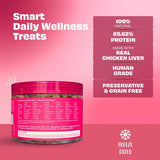 Pawfect - Snacks FRESH FREEZE DRIED Chicken Liver Treats for Cats | Nutrient-Rich for Vitality & Immunity | 100% Natural | Grain-Free | High Protein