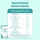 Pawfect - WILD VIGOR - Move Max Bites | Hip & Joint Supplement for Dogs | Mobility | All Natural | Grain Free | Enriched with Chondroitin, Glucosamine HCL & Rosehip extracts + coconut & krill