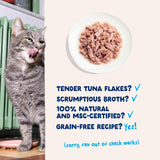 Edgard & Cooper - Fillets Tuna (filetes Atum ao natural em caldo nutritivo)