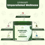 Pawfect - Delicioso Food Topping FUR-FUEL Chicken Liver Powder | 100% Natural | Enriched with Bromelain, Banana, Broccoli, Spinach, Strawberries, Yellow Pepper & Quercetin | Anti-Inflammatory | Antioxidant Support | Alergy Relief | Immunity(150g)