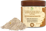 Pawfect - NUTTERLY VITAL Peanut Butter Powder | Daily Topper for Dogs | All Natural | Enriched with Brewer's Yeast, Banana, Papaya & Blue Spirulina | Anti Parasitic | Improves Gut Microbiome, Skin, Nerve & Brain Health (250g)