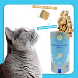 Pawfect - Snacks FRESH FREEZE DRIED Fish Treats for Cats | Omega-3 Rich for Shiny Coat & Joint Care | 100% Natural | Grain-Free | Hypoallergenic