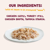 Edgard & Cooper - Fillets Chicken with Turkey  (filetes Frango com peru em caldo nutritivo)