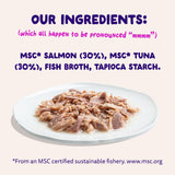 Edgard & Cooper - Fillets Salmon & Tuna (filetes Salmão e Atum em caldo nutritivo)
