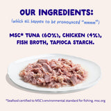 Edgard & Cooper - Fillets Tuna with Chicken (filetes Atum com Frango em caldo nutritivo)