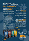 Nova Pet Health - Fish Bone Broth for dogs (Caldo Espinhas Peixe)🐠 Premium 100% Natural for dog’s health - High in collagen and protein Supports Joint & Digestion, Hydration & enhance Gut Health – 230ml