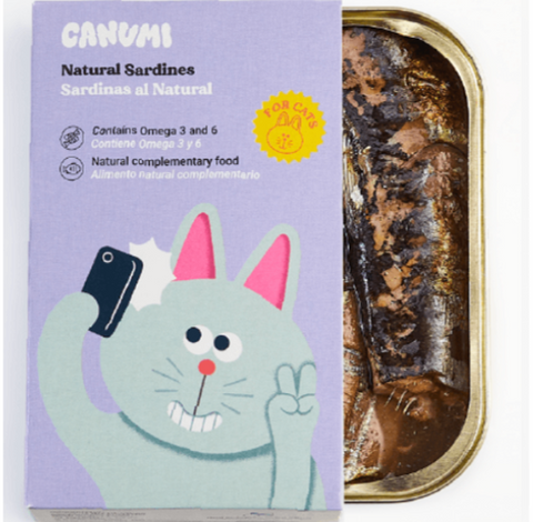 Canumi natural Sardinhas em molho natural para gato 115g