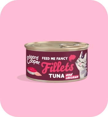 Edgard & Cooper - Fillets Tuna & Chicken (filetes Atum e Frango em caldo nutritivo)