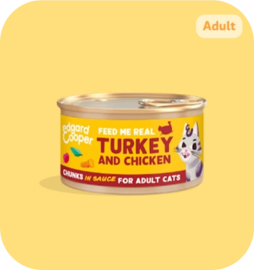 Edgard & Cooper - CHUNCKS in sauce Turkey & Chicken