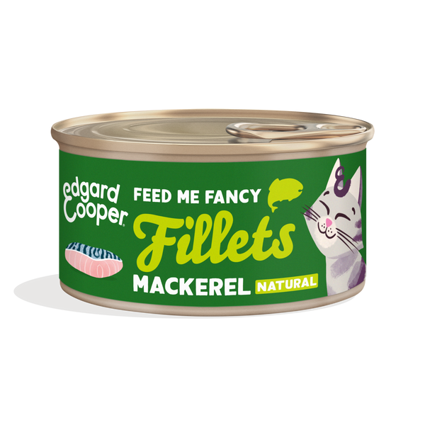 Edgard & Cooper - Fillets Mackerel (filetes Cavala em caldo nutritivo)