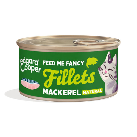 Edgard & Cooper - Fillets Mackerel (filetes Cavala em caldo nutritivo)