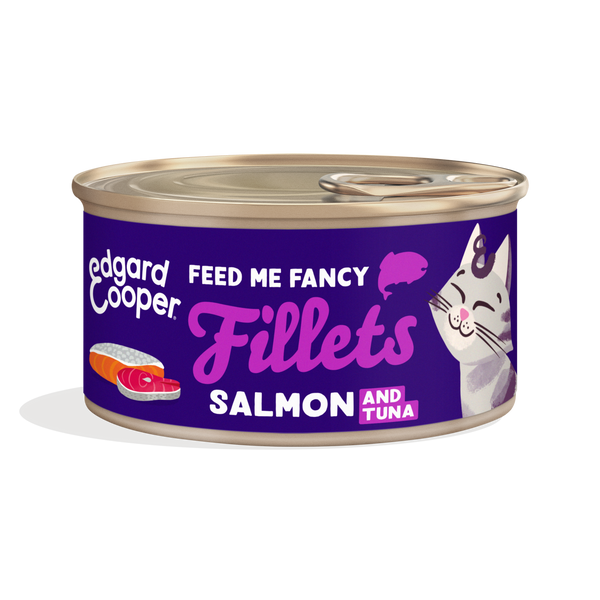 Edgard & Cooper - Fillets Salmon & Tuna (filetes Salmão e Atum em caldo nutritivo)