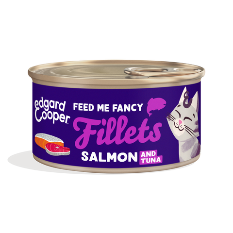 Edgard & Cooper - Fillets Salmon & Tuna (filetes Salmão e Atum em caldo nutritivo)