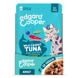 Edgard & Cooper - Saquetas Comida húmida de ATUM & FRANGO em molho para gato