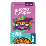 Edgard & Cooper - Estufado JAVALI  & PATO com cenoura, feijão verde e sálvia em molho delicioso para cão (contém prebióticos, protetores articulares, fibra suave e óleo salmão)