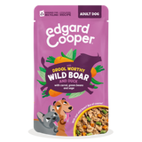 Edgard & Cooper - Estufado JAVALI  & PATO com cenoura, feijão verde e sálvia em molho delicioso para cão (contém prebióticos, protetores articulares, fibra suave e óleo salmão)