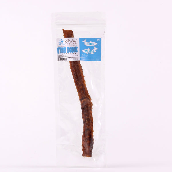 Fish Bone Salmão TOMAHAWK (XL) 20-30 cm🐠 Dose cálcio natural: Dentes e Ossos fortes!