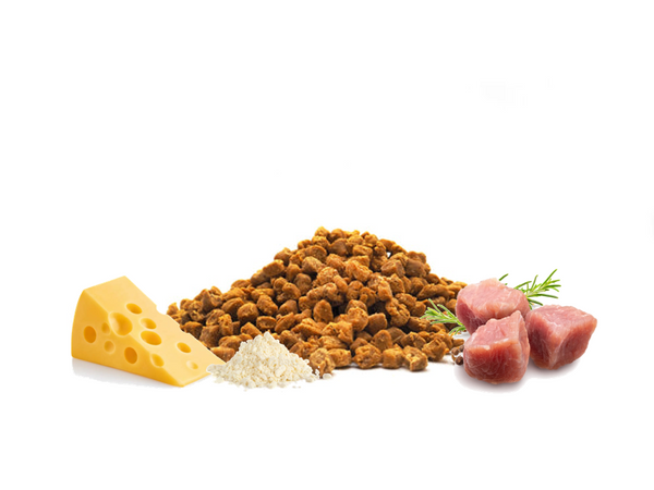 Mini Bites IMMUNITY - CHICKEN`CHEESE - Frango, queijo & colostrum (suaves) (Defesas Naturais, Imunidade & Longevidade) 💎🧀🐔