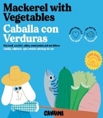 Refeição 100% natural Canumi Cavala, legumes e alga marinha (superfood) para cão 280g