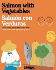 Refeição 100% natural Canumi Salmão, legumes e alga marinha (superfood) para cão 280g
